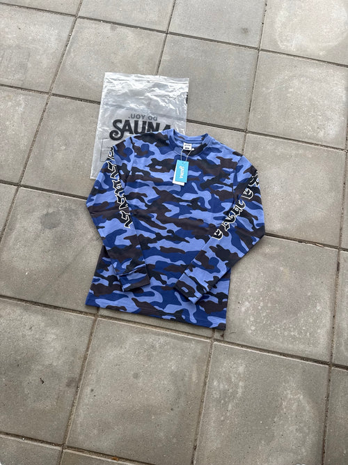 Blå Camo Sauna Longsleeve