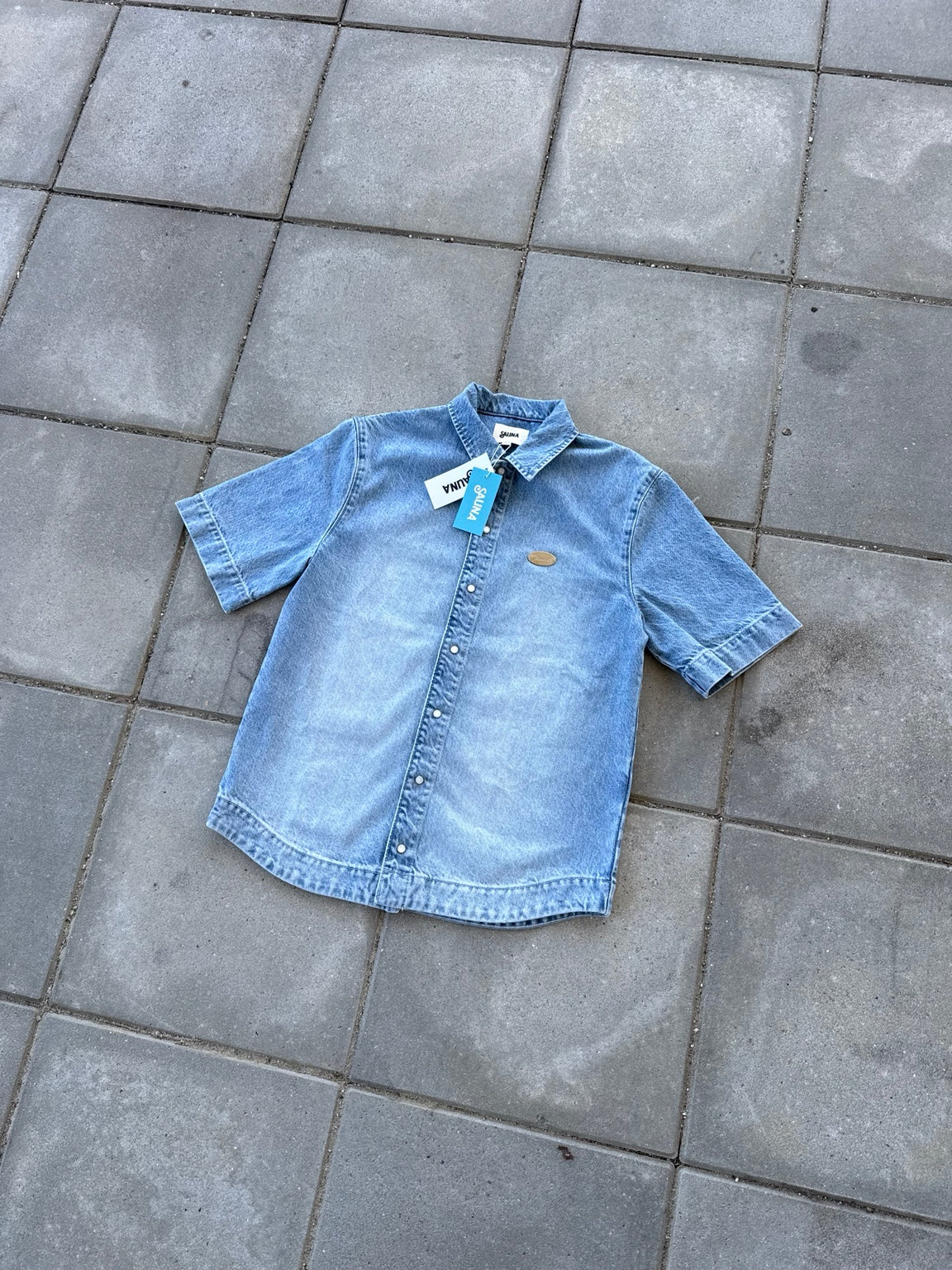 Sauna Denim T-shirt – front