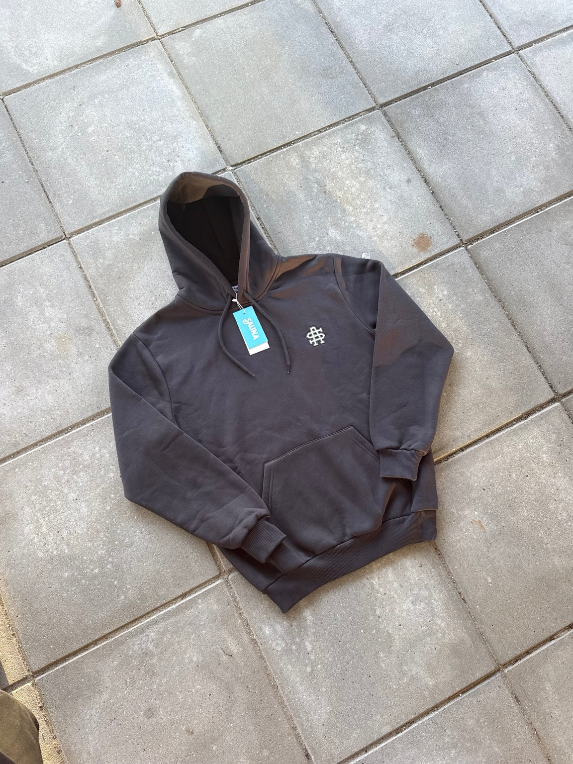 Grå Sauna hoodie