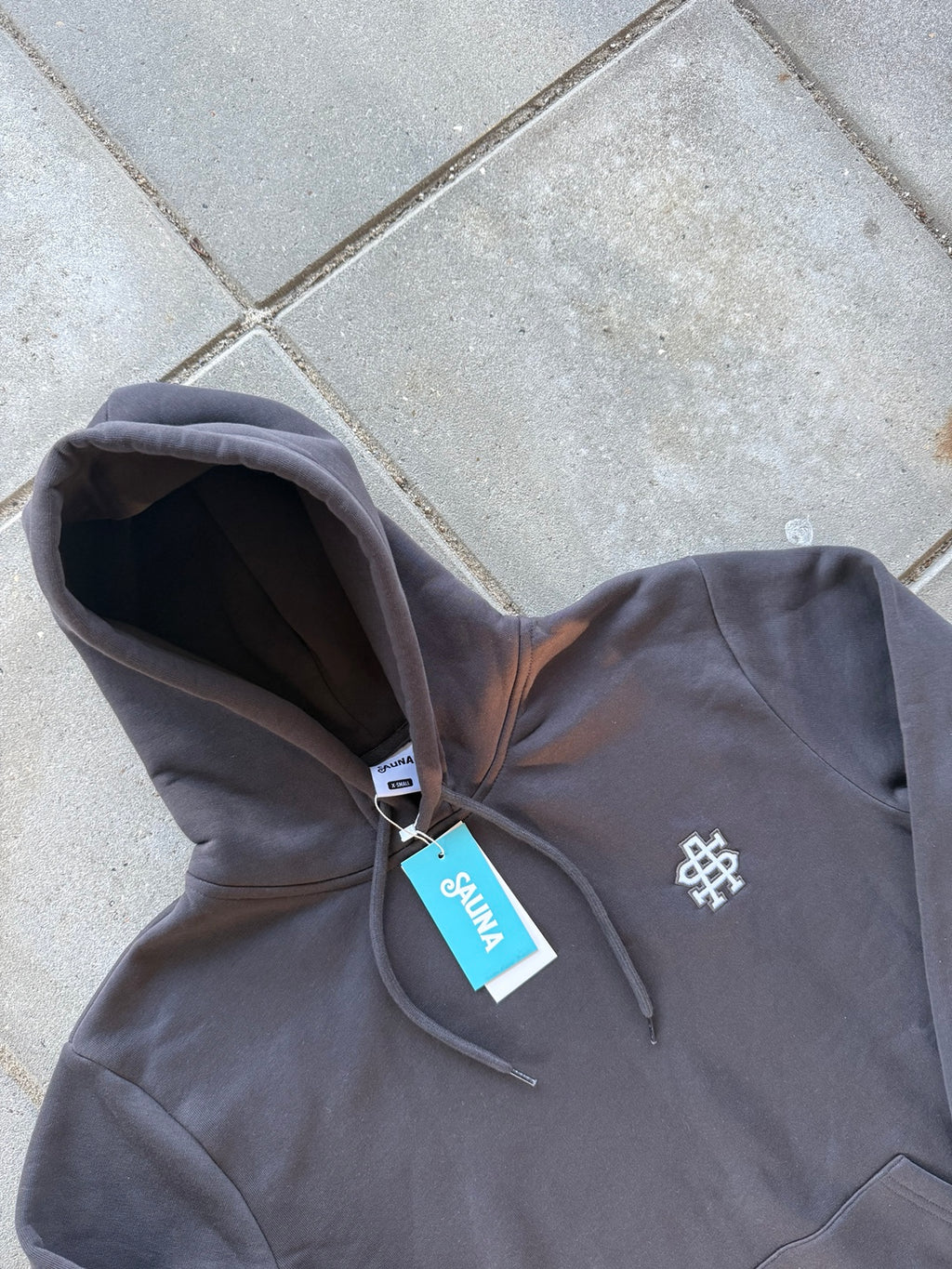 Grå Sauna hoodie
