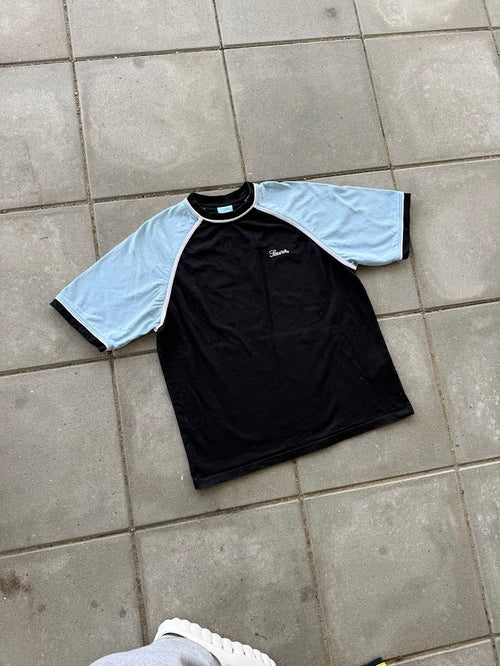 Blå Sauna Raglan T-shirt – front
