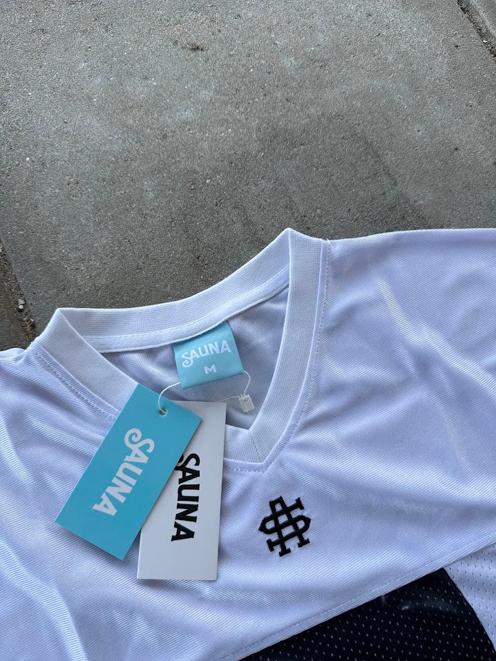 Hvid Sauna T-shirt – detalje