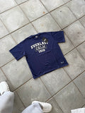 Mørkeblå Corm × Everlast T-shirt – front