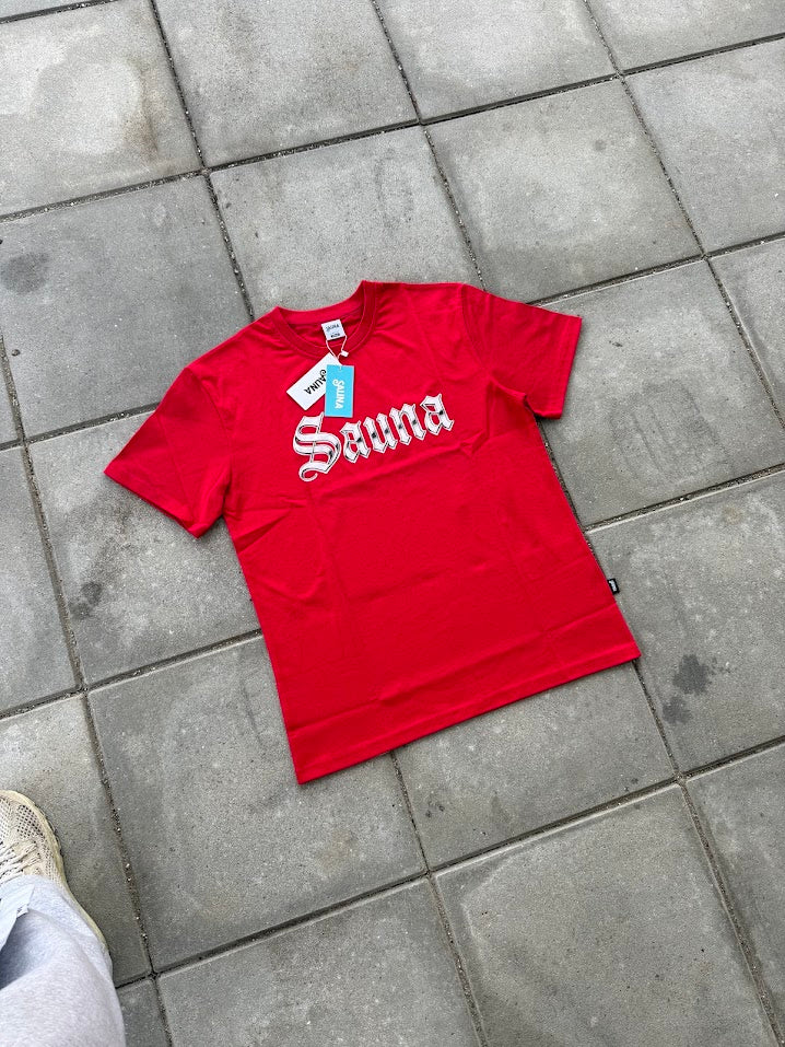 Rød Sauna T-shirt – front